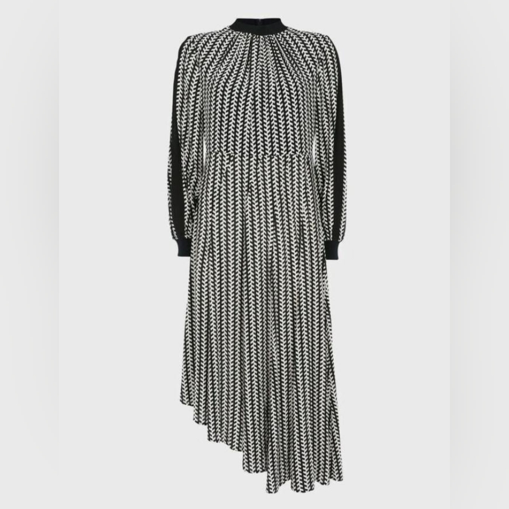 Mint Velvet Asymmetric Midi Dress